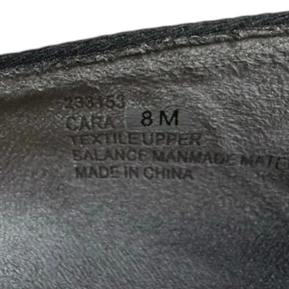 NWOT Joie Cara Espadrille Slip On Shoes in Black Canvas 8M